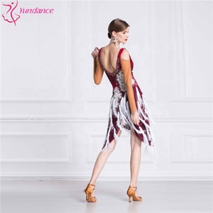 Robe de danse latine en gros L-18280, robe de danse latine sexy pour adultes, robes de danse latine américaine - Product Image 5