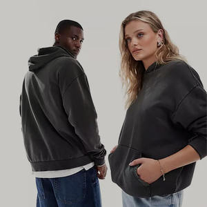 Хлопковый пуловер с капюшоном - Product Image 3