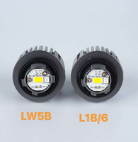 Ampoule LED antibrouillard L1B/6 12V Nouvelle HB4 Crown avec ventilateur de refroidissement pour voitures japonaises, double couleur 3000K/6000K, 3W 300 Lumens