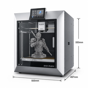 Imprimante 3D industrielle QIDI PLUS4 |   Structure 305x305x280mm |   Chambre chauffée 65.C |   Buse haute température pour filaments d'ingénierie - Product Image 2