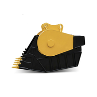 Godet hydraulique robuste pour gravier, attache pour pelle mécanique, chargeuse, outil de manutention de sable pour la construction et l'exploitation minière