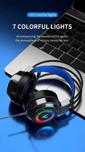 Auriculares con Cable USB Estéreo 7.1 de Calidad Premium, con LED, Sonido Envolvente Virtual Dinámico, Micrófono para Viajes y Teléfonos Móviles - Product Image 6