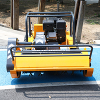 Tondeuse autoportée télécommandée pour jardin et ferme, 9 CV, à essence, à chenilles, avec fonctions de coupe et de paillage, à braquage zéro