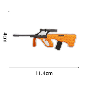 Parches Bordados Personalizados para Ropa de Bayoneta, Rifle de Francotirador, Escopeta, <span class=keywords><strong>Granada</strong></span>, Subfusil y Pistola - Product Image 5