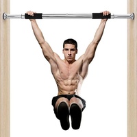 Barre de traction réglable robuste pour salle de sport à domicile, équipement d'exercice en acier et en fer pour l'entraînement du haut du corps, barre de traction pour porte, utilisation à domicile