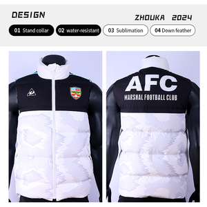 LOGO定制秋冬男士保暖舒适无袖纯棉羽绒服上衣羽绒服 - Product Image 3