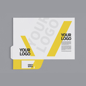 Custom Size Logo <strong>Printing</strong> Business <strong>Folders</strong> Business Card Slot Paper File Book <strong>Presentation</strong> Paper <strong>Folder</strong> - Product Image 5