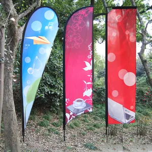 Advertising Custom Flying Banners bali bow sail swooper Teardrop Flag ,Feather Flag Banners,Beach Flags