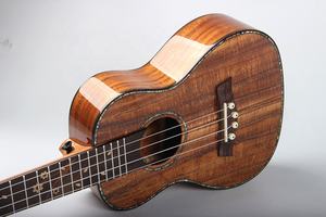 Guitare instrument à cordes professionnelle la plus récente de <span class=keywords><strong>2023</strong></span>, 24 pouces, concert, table massive en koa, corps en acacia, acajou brillant, ukulélé avec accessoires - Product Image 2