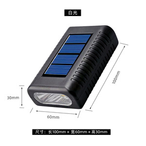 Ly Solar Wall <b>Light</b> 6Led Waterproof Outdoor Garden Fence <b>Light</b> Inductive Switch For Courtyard Night Lighting - Product Image 4