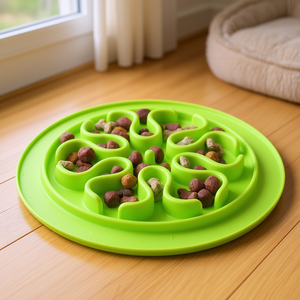 Alfombrilla de silicona para alimentación lenta de mascotas, 24 cm, para perros y gatos - Product Image 3