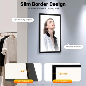 Wall Mounted LED Backlit Movie Poster Snap Frame Art Picture <b>Light</b> Box Advertising Display Lightbox <b>Signs</b> for Home Theater Wall - Product Image 4