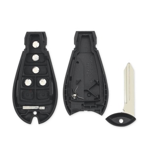 Xe Từ Xa Vỏ Chìa Khóa Fob Trường Hợp 3/4/5/6/7 Nút Tương Thích <span class=keywords><strong>Jeep</strong></span> Grand Cherokee <span class=keywords><strong>Chrysler</strong></span> 300 Thị Trấn Đất Nước Dodge Sạc - Product Image 4