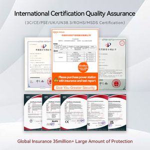 1200 Wát Trạm điện cầm tay sao lưu pin lithium 110V <span class=keywords><strong>220V</strong></span> tinh khiết Sine Wave AC Outlet năng lượng mặt trời Máy phát điện cho ngoài trời cắm trại RV - Product Image 5