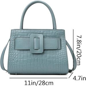 Sacs à main en cuir PU à motif litchi personnalisés pour femmes, sacs à bandoulière de luxe écologiques avec fermeture éclair - Product Image 2