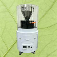 Moulin à Matcha Cérémonial Électrique Automatique en Pierre Naturelle Noire avec Boîte de Vitesses pour le Marché Haut de Gamme