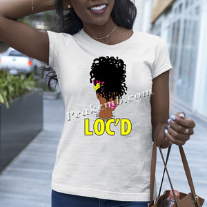 Heat <strong>Transfer</strong> Prints Loc'd Black Girl W Dreads Iron on Black Woman Locs DTF <strong>Transfer</strong> Sticker <strong>Tshirt</strong> <strong>Transfer</strong> - Product Image 5