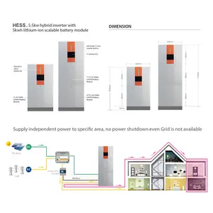 ISEMI Home batteria solare agli ioni di litio LiFePO4 batteria 48V 5Kwh 10Kwh 20Kwh 30kwh per l'accumulo di energia domestica
