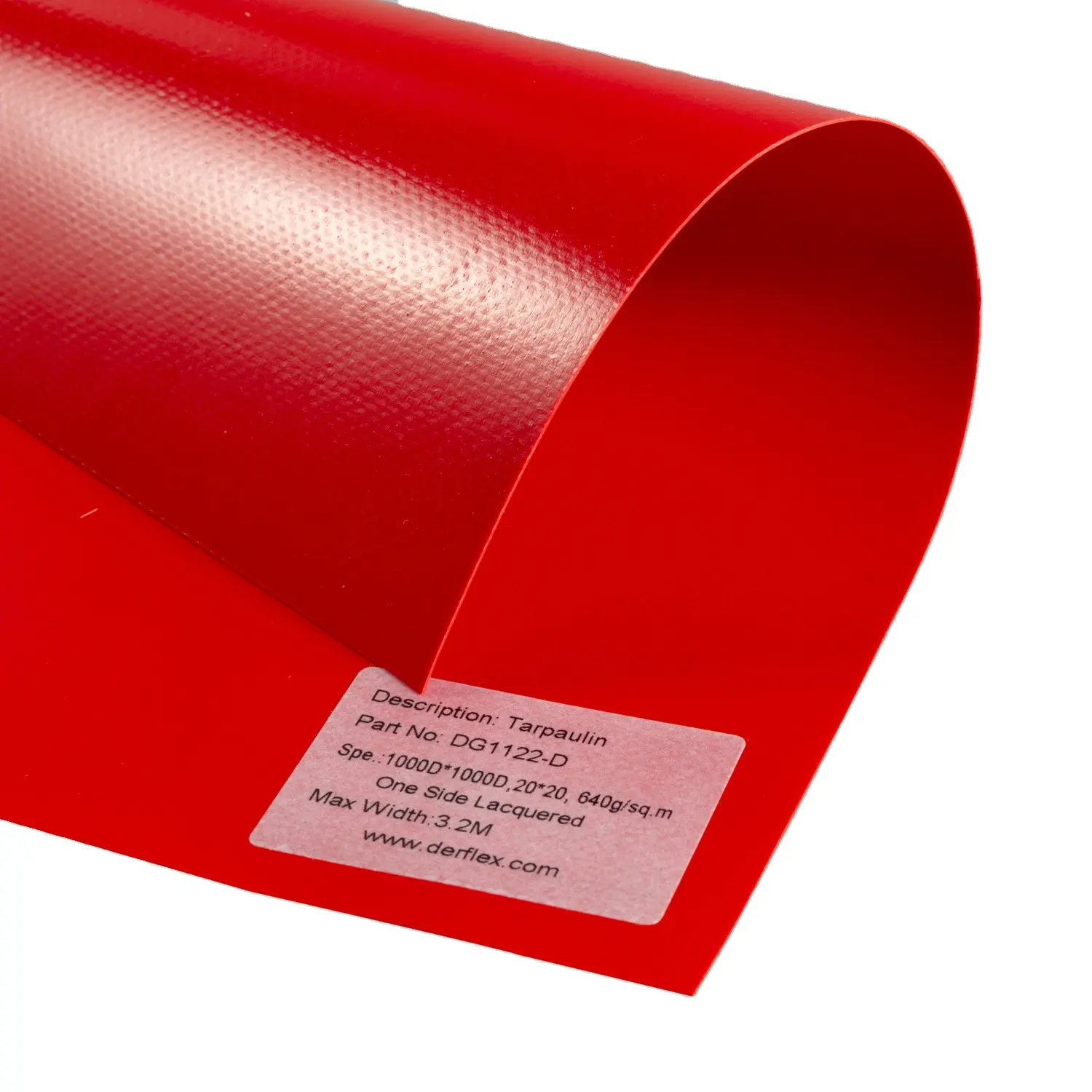 중국 DERFLEX 900gsm 1000D PVC 비닐 방수포 야외 커버 소재