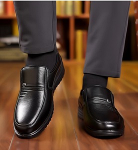 <span class=keywords><strong>Scarpe</strong></span> <span class=keywords><strong>Eleganti</strong></span> da <span class=keywords><strong>Uomo</strong></span> in Vera Pelle, Taglie Grandi, Modello Oxford Trendy a Tacco Basso, per Cerimonie e Occasioni Formali - Product Image 6