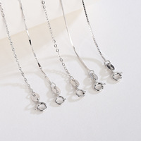 Chaîne de collier en argent sterling 925 à maillons, durable, pour pendentifs et cadeaux – Meilleures ventes