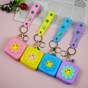 Bolsa de Almacenamiento Pequeña de Silicona Ecológica con Diseño de Macaron, Ideal para Llaves y Auriculares, Venta al Por Mayor - Product Image 2