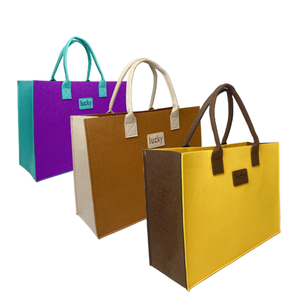 Nóng bán thời trang cảm thấy Túi xách phụ nữ cảm thấy Túi mua sắm - Product Image 4