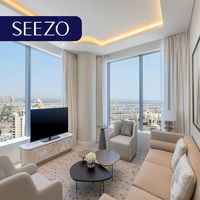 Ensemble de Meubles de Chambre d'Hôtel 5 Étoiles Style Dubaï, Panneau de Bois Moderne Luxe Chambre à Coucher Lit King Size pour Appartement Hôtel - Solution Clé en Main