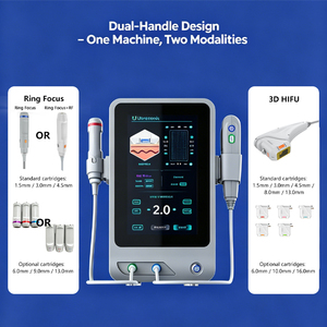 Dispositivo 2 en 1 HIFU-RF para lifting, contorno corporal y estiramiento de la piel con plástico ABS para definir la línea de la mandíbula - Product Image 6