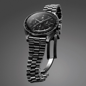 Montre pour homme de luxe de marque supérieure, série Speed Master, chronographe automatique multifonctionnel, diamètre du cadran 41 mm, montre en acier inoxydable - Product Image 5