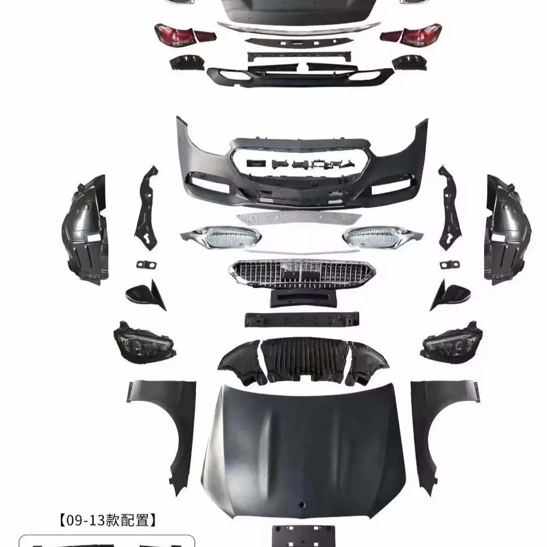 W212 da vecchio a nuovo Bodykit paraurti cofano parafanghi 2009-2014 per Mercedes Benz W212 a W213 Maybach Body Kit