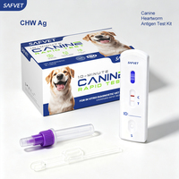 Kit de test rapide CHW Ag pour la détection de l'antigène de la fièvre canine (CHW) par bandelette, résultat en 5-10 minutes, usage vétérinaire, fabrication en usine