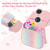 Dompet anak tas dompet untuk taman perjalanan balita perempuan Mini Sling ikatan simpul tas bahu pesta selempang tas dompet koin