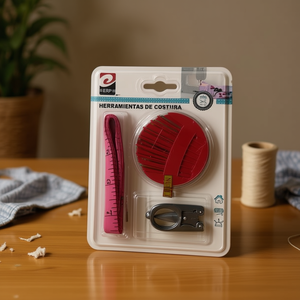 Herramientas De Costura <b>Set</b> Con Agujas Tijeras Y Cinta Metrica Para Coser Manualmente - Product Image 3