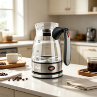 Bollitore Elettrico in Vetro RAF 500ml, Teiera Portatile, Bollitore d'Acqua per Caffè e Tè, Vendita all'Ingrosso OEM ODM