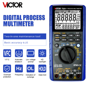 VICTOR 79A + DC 전압 50mV-1000V 디지털 멀티미터 프로세스 신호 교정기 멀티미터 2 in 1 - Product Image 2
