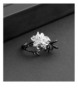 Nhẫn rối loạn lưỡng cực “Mandala đen trắng” là một chiếc nhẫn đa năng và cao cấp theo phong cách tối giản kiểu Pháp - Product Image 6