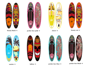 โรงงานขายส่ง บอร์ดพายแบบเป่าลม SUP สีดำ ดีไซน์ใหม่สุดเท่ รุ่น Poker Face Black-1 จากโรงงานผลิตบอร์ดพาย - Product Image 3