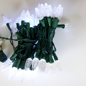 110V 50LEDs <span class=keywords><strong>C6</strong></span> dâu tây dẫn chuỗi đèn cây không thấm nước Đèn trang trí kỳ nghỉ giáng sinh chuỗi ánh sáng cho trong nhà ngoài trời - Product Image 2