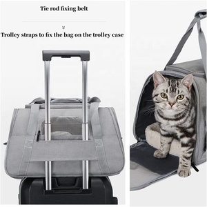 Oxford Cloth Travel Pet Carrier <strong>Bag</strong> Collapsible <strong>Cat</strong> Carrier <strong>Bag</strong> - Product Image 6