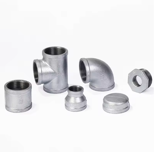 Vente en gros de raccords en T coudés zingués filetages mâles et femelles pour applications de plomberie - Product Image 1