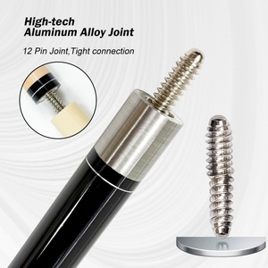 Taco de billar JOSS II de 2 piezas - Tacos de billar profesionales de arce canadiense de 58 pulgadas con eje de baja deflexión de 12.75 mm - Product Image 6