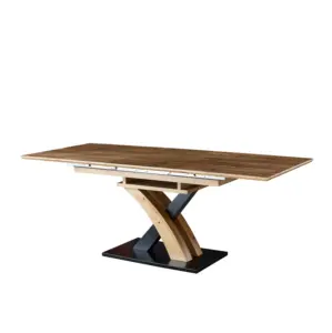 2022白色高光意大利豪华高清设计餐桌套装现代餐桌椅