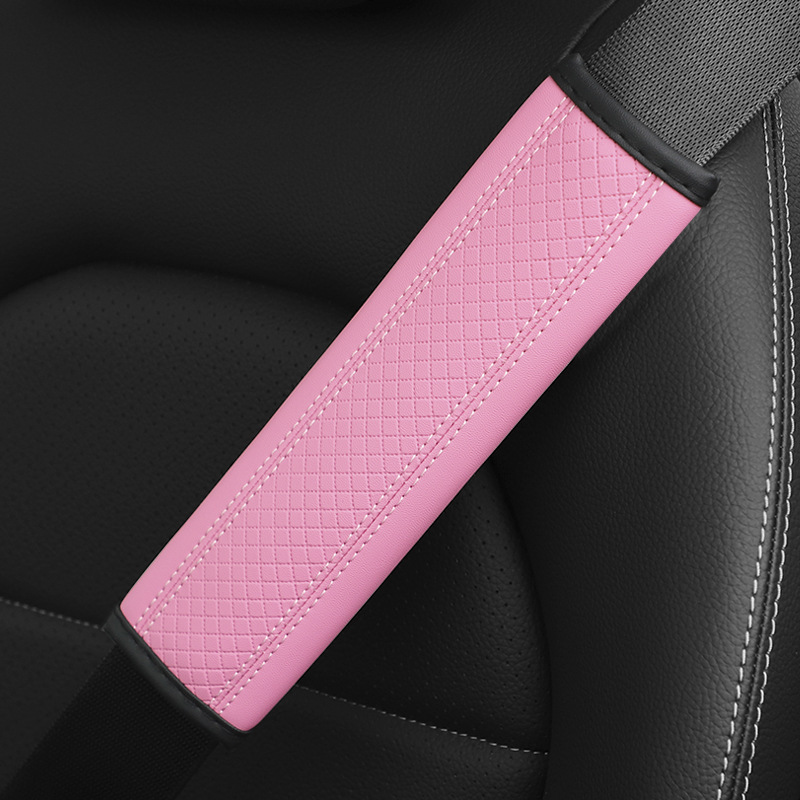 Fiber embossed shoulder pink