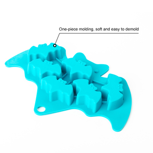 Halloween Loạt Dơi Hình Silicone <span class=keywords><strong>Ice</strong></span> Cube Khay Khuôn Thân Thiện Với Môi <span class=keywords><strong>Ice</strong></span> Cream Stick Công Cụ - Product Image 4