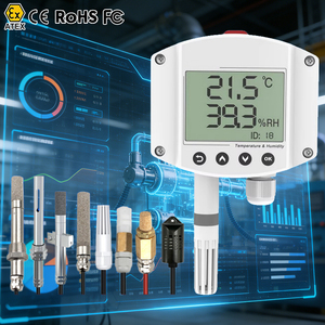 Sensor de Temperatura y Humedad, Medidor de Temperatura y Humedad, Controlador de Temperatura y Humedad con Sensor, Medidor para <span class=keywords><strong>Bodega</strong></span> Greystone - Product Image 1