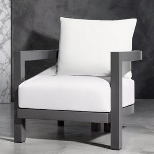 Muebles de aluminio para exteriores, sofá moderno y cómodo, sillón tipo chaise longue - Product Image 2