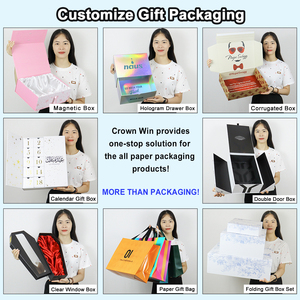 กล่องของขวัญแม่เหล็กแบบกำหนดเอง OEM ODM กล่องกระดาษรีไซเคิลรักษ์โลกเคลือบทองหรูหรา กล่องกระดาษแข็งพิมพ์โลโก้ตามสั่ง กล่องเครื่องสำอาง - Product Image 6
