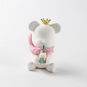 Cute Ceramic Bear Car <strong>Vent</strong> <strong>Clip</strong> <strong>Air</strong> Freshener <strong>Diffuser</strong> for Aromatherapy Fragrance Decoration Interior Car <strong>air</strong> Freshener - Product Image 3