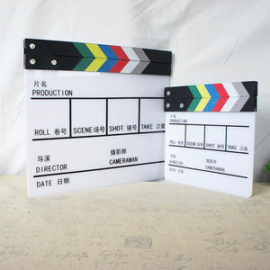 Clapboard professionnel en acrylique pour réalisateur de films et de séries TV, marqueur de scène d'action, 30*27 cm, pour cinéma, théâtre et tournage vidéo - Product Image 6